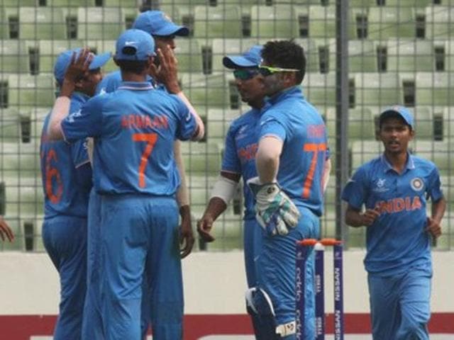 India colts stormed into the ICC Under-19 cricket World Cup quarterfinals after defeating New Zealand (Photo: BCCI) India colts stormed into the ICC Under-19 cricket World Cup quarterfinals after defeating New Zealand (Photo: BCCI)