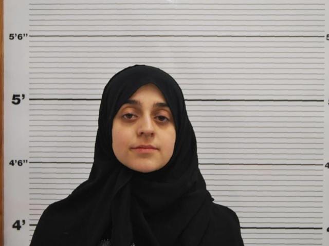 An undated handout photo released by West Midlands Police service and received in London on January 29, 2016, shows Tareena Shakil as she poses for a custody photograph.(AFP) An undated handout photo released by West Midlands Police service and received in London on January 29, 2016, shows Tareena Shakil as she poses for a custody photograph.(AFP)