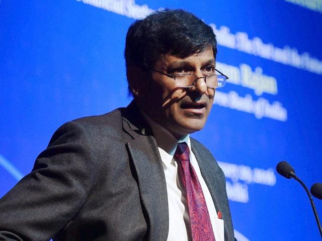 RBI Governor Raghuram Rajan delivers NCAER’s fourth C D Deshmukh memorial lecture on “Financial Sector Reforms in India: The Past and the Future” in New Delhi on Friday. (PTI)