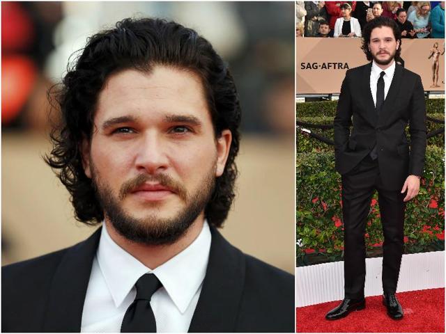 Kit ‘Jon Snow’ Harington looks so handsome. Men of the Night’s Watch should always wear black. (Agencies)
