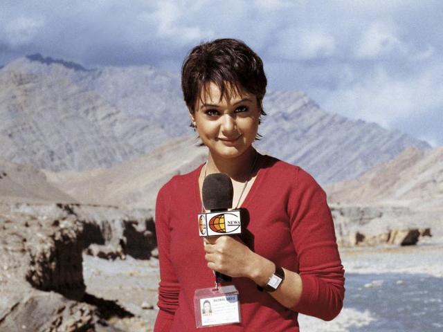 Preity played a journalist in Hrithik Roshan-starrer Lakshya (2004). (YouTube grab) 