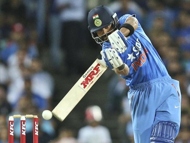 Rohit Sharma of India bats during the third Twenty20 international cricket match between India and Australia. (AFP Photo) Rohit Sharma of India bats during the third Twenty20 international cricket match between India and Australia. (AFP Photo)