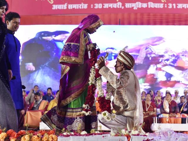 The event was held at the Janmashtmi Park in Punjabi Bagh area of New Delhi. (Virendra Singh Gosain/HT) The event was held at the Janmashtmi Park in Punjabi Bagh area of New Delhi. (Virendra Singh Gosain/HT)