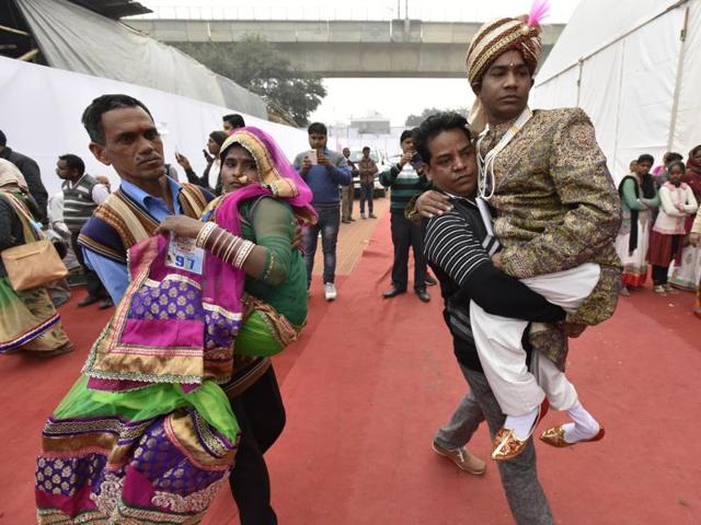 ‘Divyang’ is a term used for people with physical disabilities by Prime Minister Narendra Modi and is sought to be made popular by him. (Virendra Singh Gosain/HT) ‘Divyang’ is a term used for people with physical disabilities by Prime Minister Narendra Modi and is sought to be made popular by him. (Virendra Singh Gosain/HT)