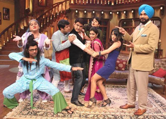 Kapil Sharma with his team of Comedy Nights With Kapil. (Colors TV) Kapil Sharma with his team of Comedy Nights With Kapil. (Colors TV)