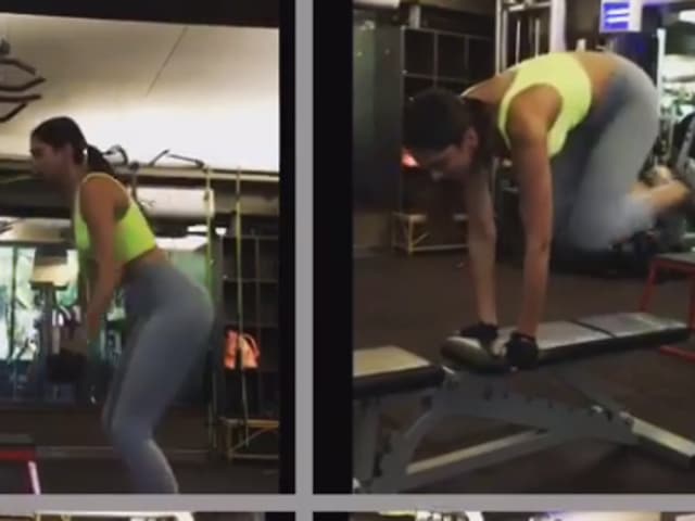 Deepika Padukone does box jumps, benchovers and squat jacks in preparation for her Hollywood debit in the xXx sequel with Vin Diesel. (Instagram) 