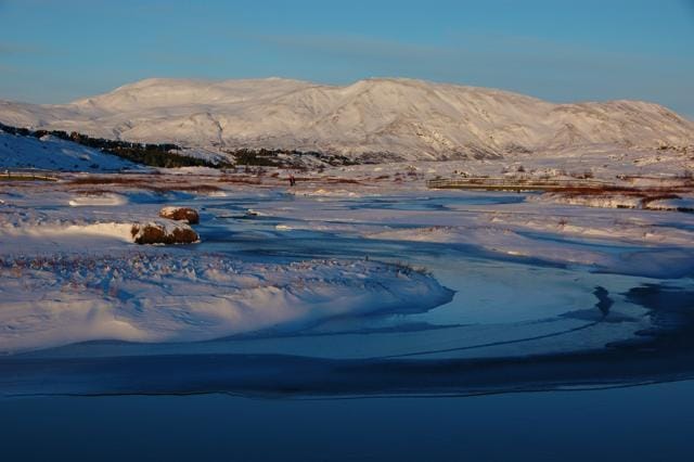 The Thingvellir National Park in Iceland. (AFP)