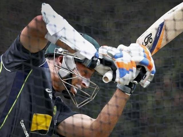 Sydney Thunder cricketer Michael Hussey plays a shot during the T20 Big Bash League cricket final. (AFP Photo) Sydney Thunder cricketer Michael Hussey plays a shot during the T20 Big Bash League cricket final. (AFP Photo)