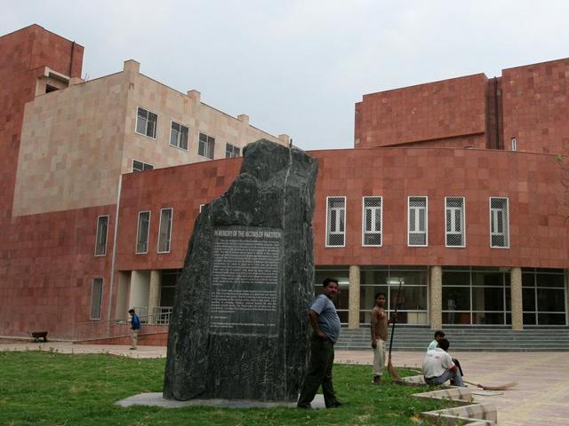 A file photo of one of the buildings of Jamia Millia Islamia University. (Sonu Mehta/ HT photo)
