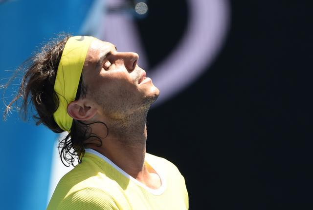Rafael Nadal was bounced out of a Grand Slam early yet again. (AFP Photo)