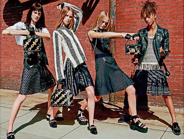 Jaden Smith poses for a Louis Vuitton campaign