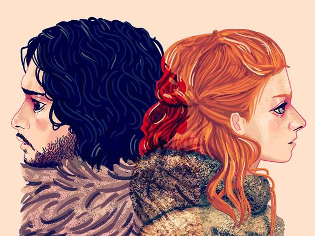 You Know Nothing: Inspired by Jon Snow and Ygritte from Game of Thrones. (Gallery1988) You Know Nothing: Inspired by Jon Snow and Ygritte from Game of Thrones. (Gallery1988)