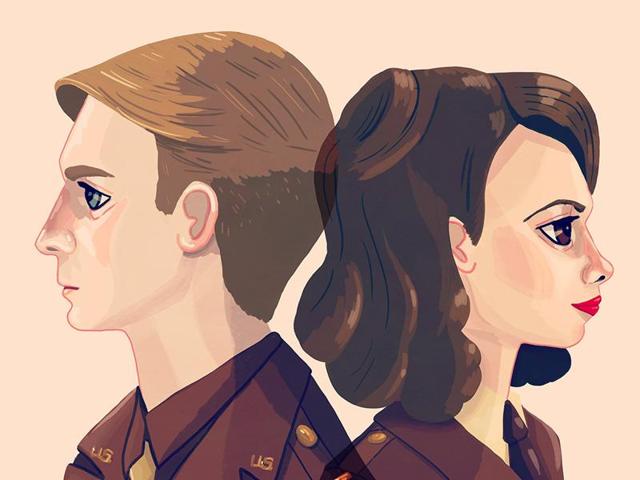 Waiting for the Right Partner: Inspired by Peggy Carter and Steve Rogers from Captain America: The First Avenger. (Gallery1988) Waiting for the Right Partner: Inspired by Peggy Carter and Steve Rogers from Captain America: The First Avenger. (Gallery1988)