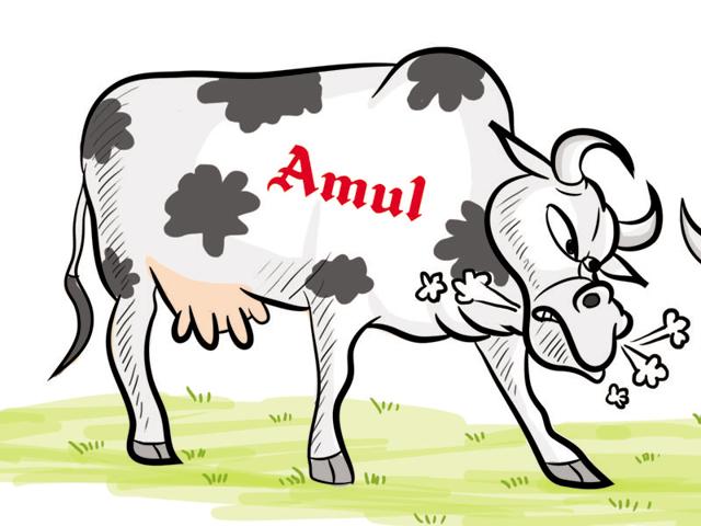 Amul has started supplying about 25,000 litres milk per day in the tricity. Feelling the heat after Amul’s entry into it’s market, Verka has rolled out an aggressive marketing strategy. (Illustration by Daljeet Kaur Sandhu/HT) Amul has started supplying about 25,000 litres milk per day in the tricity. Feelling the heat after Amul’s entry into it’s market, Verka has rolled out an aggressive marketing strategy. (Illustration by Daljeet Kaur Sandhu/HT)