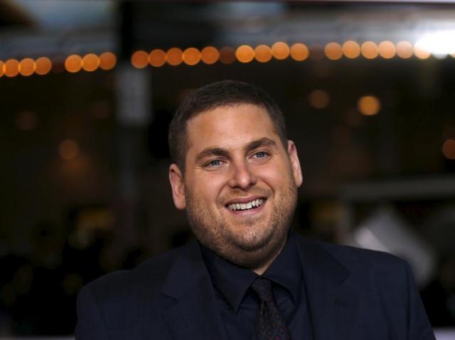 Cast member Jonah Hill poses at the premiere. (REUTERS) 