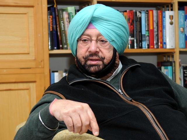 Capt Amarinder Singh.(HT File Photo)