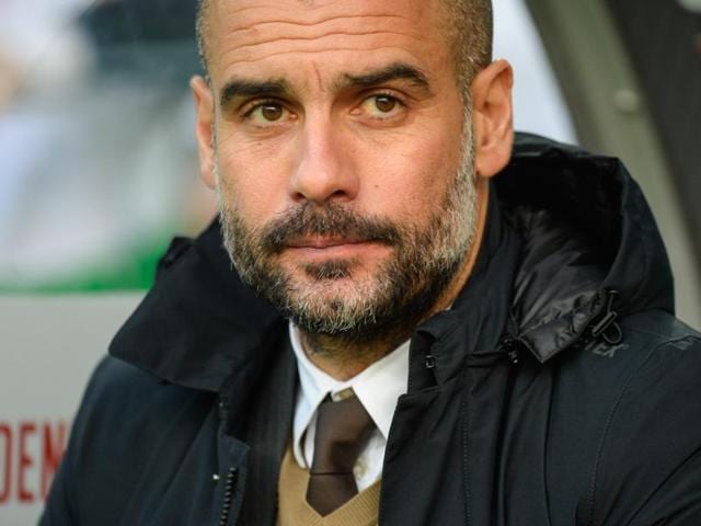 Pep Guardiola (L) will replace outgoing manager Manuel Pellegrini at the start of the 2016-07 season. (Reuters Photo) Pep Guardiola (L) will replace outgoing manager Manuel Pellegrini at the start of the 2016-07 season. (Reuters Photo)