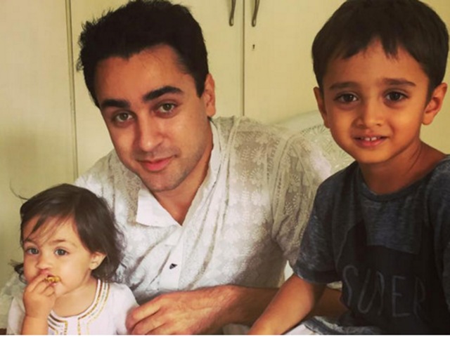 Imran Khan with daughter Imara and nephew, Aamir Khan’s son, Azad Rao Khan. This is one sibling bonhomie which gets all the eyeballs. (Instagram)