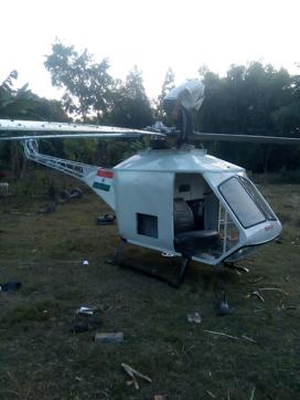 An automobile mechanic, Sharma spent more than Rs15 lakh to design the helicopter with metal sheets, car seats and two SUV engines. (HT Photo) An automobile mechanic, Sharma spent more than Rs15 lakh to design the helicopter with metal sheets, car seats and two SUV engines. (HT Photo)