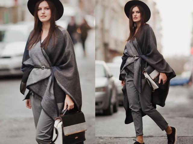 Chose to offset your pale grey pants  with an embellished or statement coat or jacket. (LookBook/ AFP) 