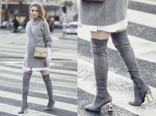 Grey is the versatile shade to perfect tricky, trans-seasonal dressing. You’d agree? (LookBook/ AFP) 