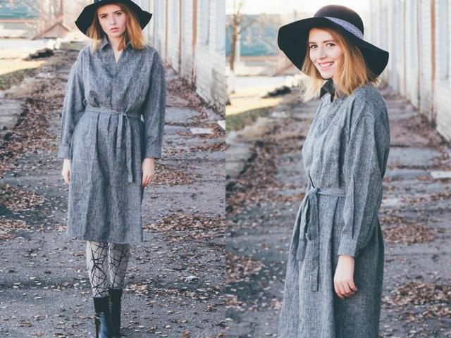 Time to hop on the overcoat trend: Try it out with a casual hat and ankle-length boots.  (LookBook/ AFP) 