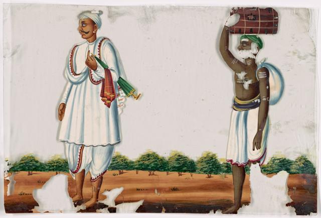 Aristocrat and porter (New York Public Library Digital Collections )