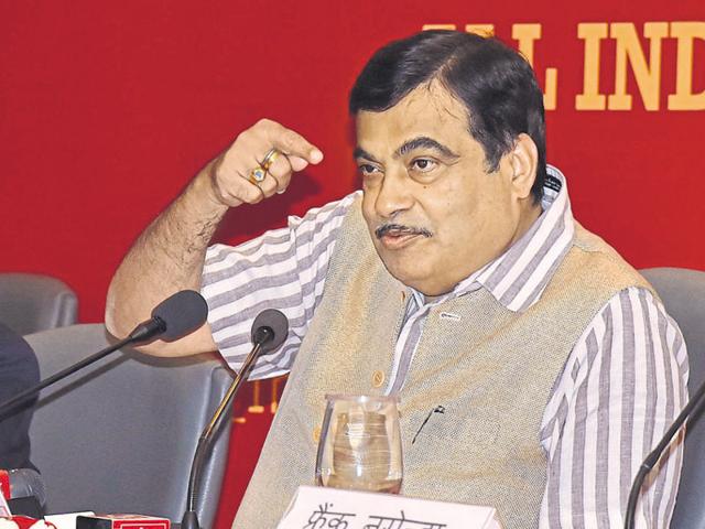Widening of the Delhi-Jaipur National Highway is almost over and it will be inaugurated by March, Union minister Nitin Gadkari said.(HT photo)