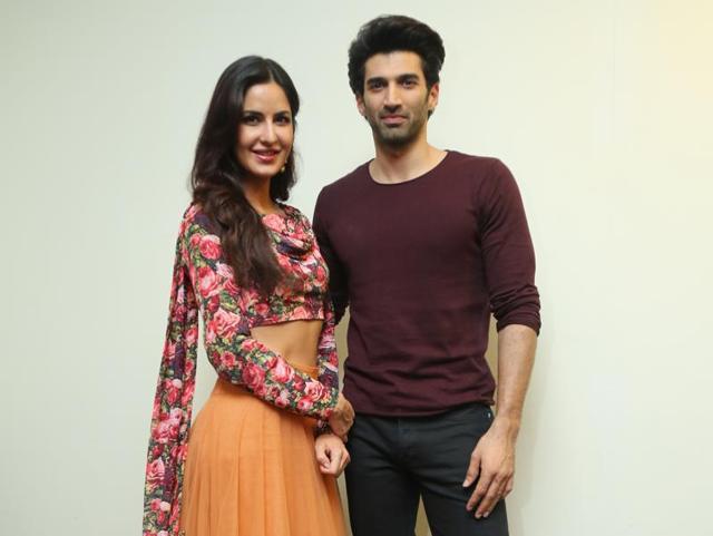 The two beautiful stars were here to promote their upcoming movie Fitoor. (HT Photo) 