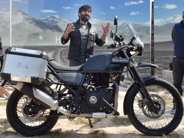 Siddhartha Lal, MD & CEO, Eicher Motors Ltd and Rudratej Singh, president, Royal Enfield at the launch of Himalayan, a motorbike designed for mountain riding. (PTI Photo) Siddhartha Lal, MD & CEO, Eicher Motors Ltd and Rudratej Singh, president, Royal Enfield at the launch of Himalayan, a motorbike designed for mountain riding. (PTI Photo)