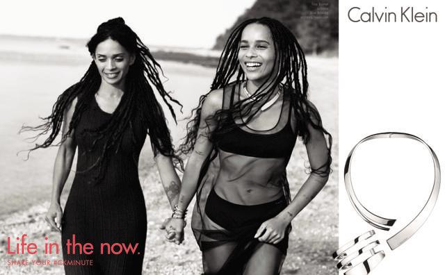 Lisa Bonet and Zoë Kravitz star in the Calvin Klein 2016 watches and jewelry campaign. (Instagram) Lisa Bonet and Zoë Kravitz star in the Calvin Klein 2016 watches and jewelry campaign. (Instagram)