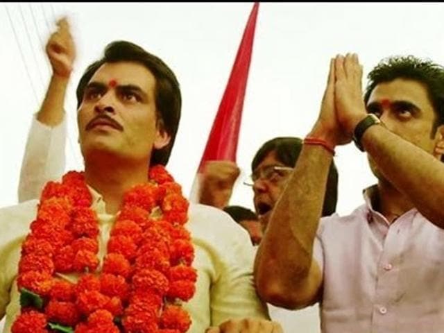 Kaul with actor Amit Sadh in a still from Kai Po Che!