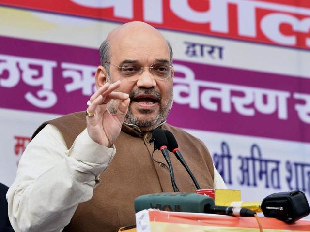 Shah launched a tirade against the chief minister Oomen Chandy led Congress government in the state saying the present government of Congress in Kerala has made ‘governance and corruptions’ synonymous to each others.(PTI)