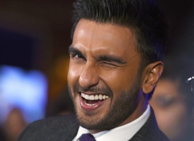 Actor Ranveer Singh at the NDTV Indian of the Year Awards function in New Delhi. (PTI)