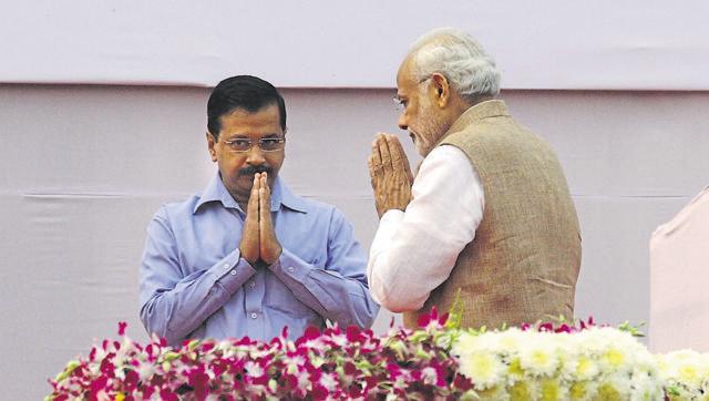 Delhi Chief Minister Arvind Kejriwal on Thursday demanded Rs.4,087 crore from the Centre as special grant-in-aid for civic bodies in the national capital. (Hindustan Times Photo) Delhi Chief Minister Arvind Kejriwal on Thursday demanded Rs.4,087 crore from the Centre as special grant-in-aid for civic bodies in the national capital. (Hindustan Times Photo)