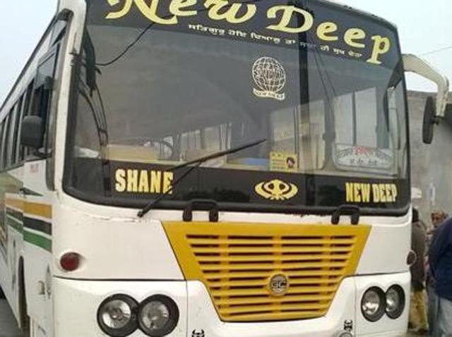 New Deep bus company is co-owned by Hardeep Singh alias Dimpy Dhillon, the ruling Shiromani Akali Dal’s halqa incharge from Gidderbaha constituency and the chairman of the district planning board.(HT File Photo, for representation)
