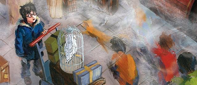 An illustration from Harry Potter and the Sorcerer’s Stone.