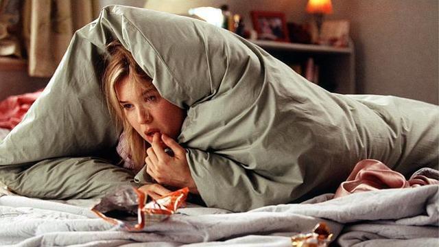 Renee Zellweger as Bridget Jones in Bridget Jones’ Diary.