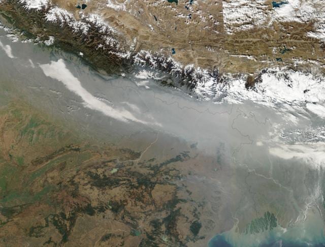 Nasa image of the Himalayas (NASA ) Nasa image of the Himalayas (NASA )