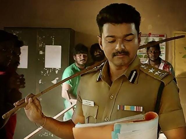 Theri 2016 Tamil Movie | Fight Scene | Vijay | Atlee