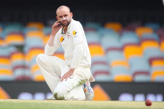 Australian bowler Nathan Lyon Australian bowler Nathan Lyon