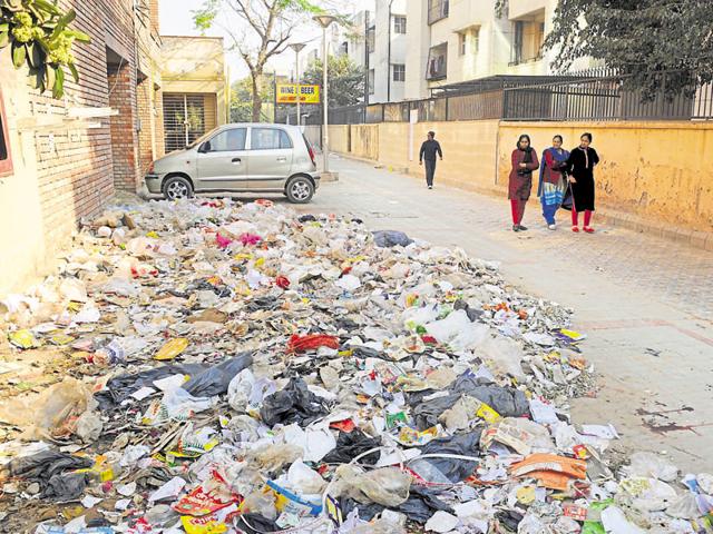 In the past five years, the MCG has conducted only one raid against the use of polythene bags.(Parveen Kumar/HT file photo)