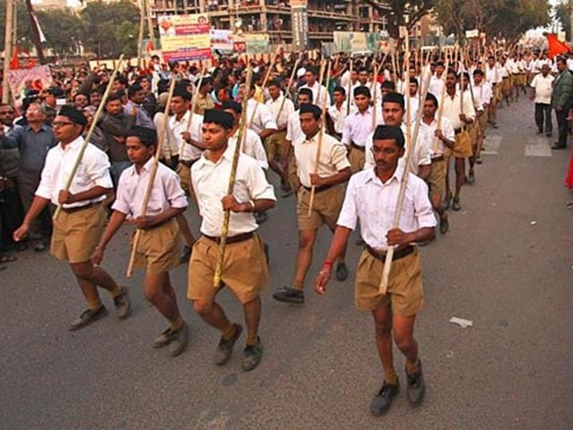 The RSS has identified educational institutions run by its affiliate, the Vidya Bharti, to maximise its outreach.(File Photo)