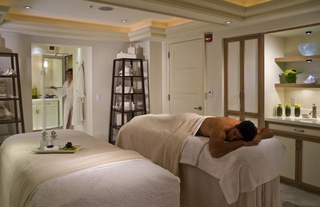 Enjoy a relaxing treatment together in the privacy of the Seagrass Room at the Four Seasons Palm Beach hotel. (AFP) Enjoy a relaxing treatment together in the privacy of the Seagrass Room at the Four Seasons Palm Beach hotel. (AFP)
