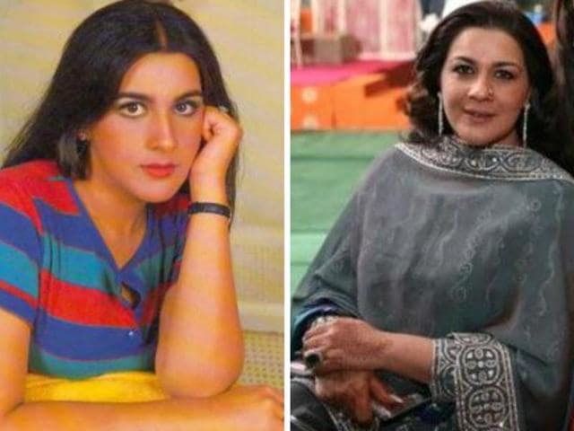Amrita Singh acted with top heroes of her time before she married Saif Ali Khan. Divorced for some years now, she is again dabbling with cinema. 