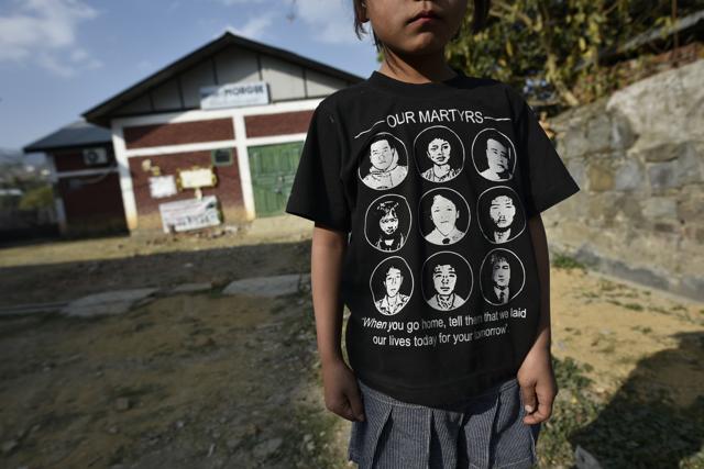 The nine people who died in the protests have been accorded the status of martyrs. Their photos are on banners and posters, their faces can be found on t-shirts while songs are being written in their praise. (Ravi Choudhary / Hindustan Times) The nine people who died in the protests have been accorded the status of martyrs. Their photos are on banners and posters, their faces can be found on t-shirts while songs are being written in their praise. (Ravi Choudhary / Hindustan Times)