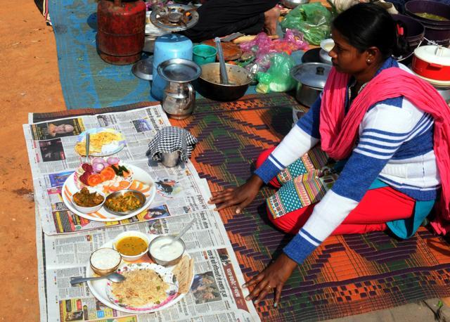A woman aspirants displays her delicacy prepared to compete for the post of cook in the state police service. (Diwakar Prasad/ HT Photo) A woman aspirants displays her delicacy prepared to compete for the post of cook in the state police service. (Diwakar Prasad/ HT Photo)