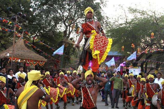 An Oggudolu performance. (Abhinav Saha/ HT Photos) An Oggudolu performance. (Abhinav Saha/ HT Photos)