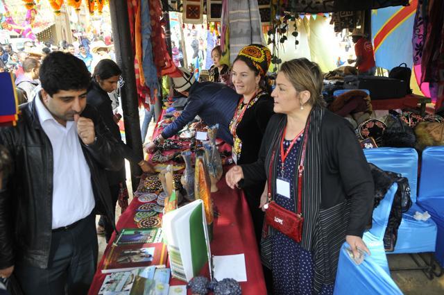 Various items at the Turkmenistan stall. (Abhinav Saha/ HT Photos) Various items at the Turkmenistan stall. (Abhinav Saha/ HT Photos)