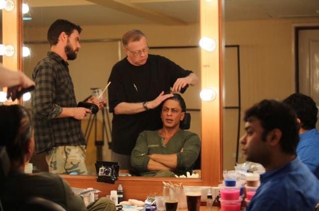 Cannom is also doing SRK’s make-up for his new movie. (YouTube)